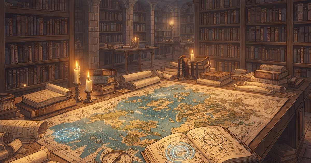 Fantasy novel — illustration thématique