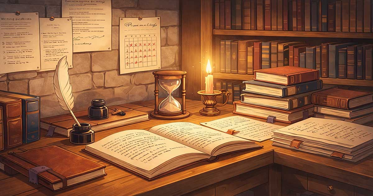 Méthode d’écriture — illustration thématique