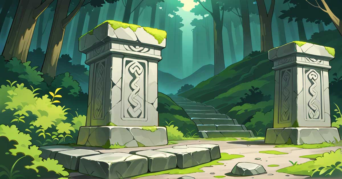 Mythological elements — illustration thématique