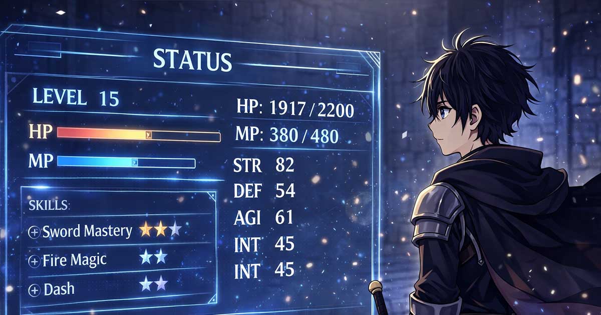 RPG system — illustration thématique