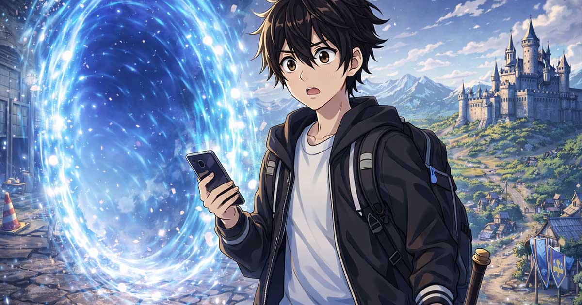 Transporté dans un autre monde — illustration thématique